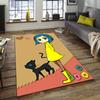 1pc C-Coraline (6) Design Area Rug - Non-Slip, Soft & Cozy Floor Mat for Living Room, Bedroom, Office - Indoor/Outdoor Decorative Carpet