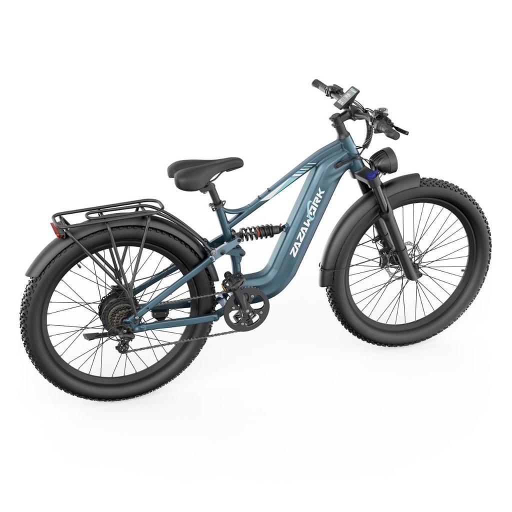 ZAZAWORK CF500 City e-bike 1000W motor 48V 20Ah battery 27.5 x 3-inch tires hydraulic brakes maximum load capacity 150 kg.