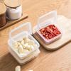 2 Pieces Butter Cheese Storage Box Fresh Keeping Organizer Transparent Fruit Vegetable Storage Box Portable Refrigerator