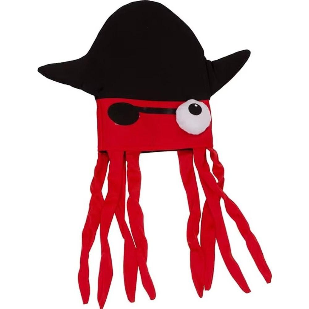 Ocean Animal Funny Party Hat Whimsical Octopus Costume Headpiece Octopus Cap Men Women