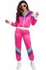 Dres strój lata 80 przebranie retro dresy kostium disco bluza vintage s