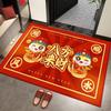 The Year of The Snake New Year Entry Door Mat Entry Door Door Mat Mat Home Non-slip Mat Carpet Red Festive