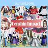 Потрясающий косплейный костюм персонажа игры Genshin Impact, полный комплект для настоящих фанатов