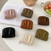 Simple Fashion Wrinkle Cute Mini Women's Wallet Pure Color Pleated Zipper Coin Purse Cards Holder Clutch