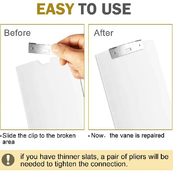 Защитные элементы для вертикальных жалюзи, Электрооцинкованный комплект для ремонта вертикальных жалюзи, Металлические вкладки для ремонта вертикальных жалюзи для замены ламелей вертикальных жалюзи