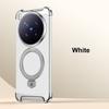 Для Vivo X300 и Vivo X300 Pro Чехол Magsafe Безрамочный Веганская Кожа Авиационный Алюминиевый Сплав Подставка Покрытие