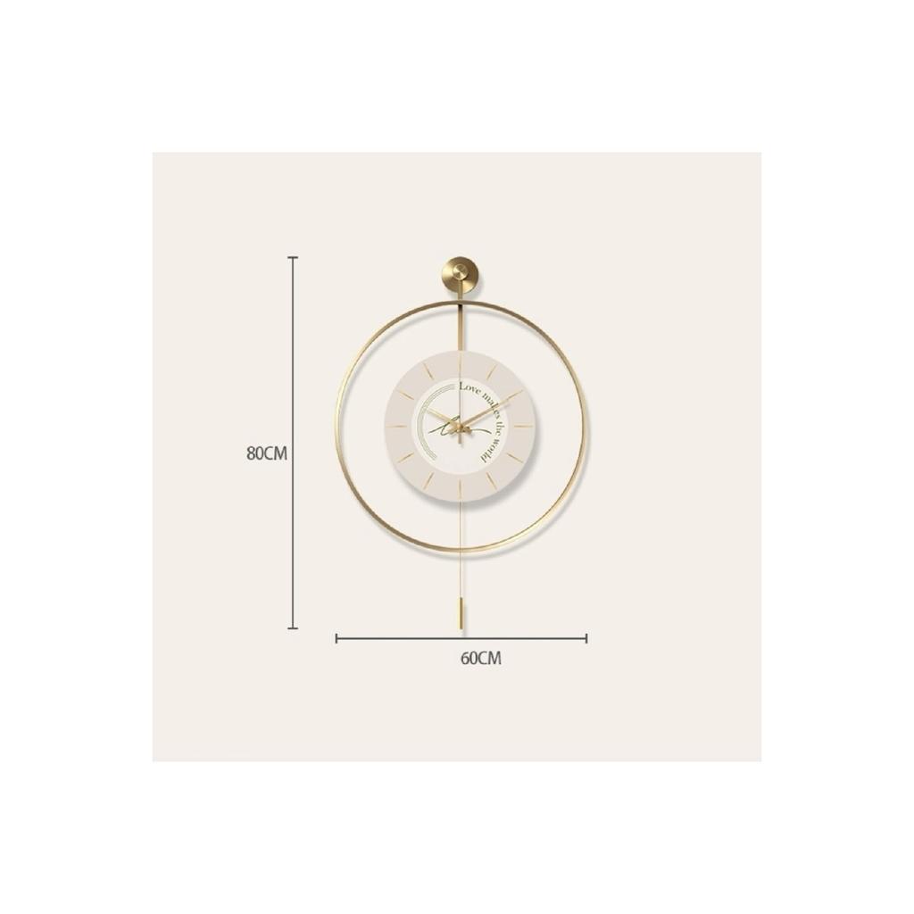 Xxl (большой размер) Серия настенных часов Timeles Love со светодиодной подсветкой, современные металлические настенные часы