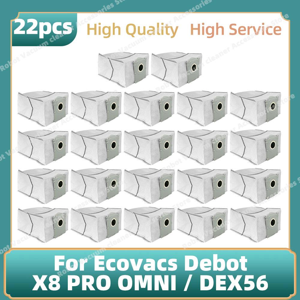 Compatible For Ecovacs Debot X8 PRO OMNI / DEX56 Accessories Main Side Brush Mop Cloth Dust Bag Replacement Parts