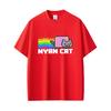 Game Rainbow Nyan Cat Funny Meme Tshirt Unisex Women Fashion Casual Cotton T Shirt Unisex Cute Kawaii Oversized Tshirts Fans Gift