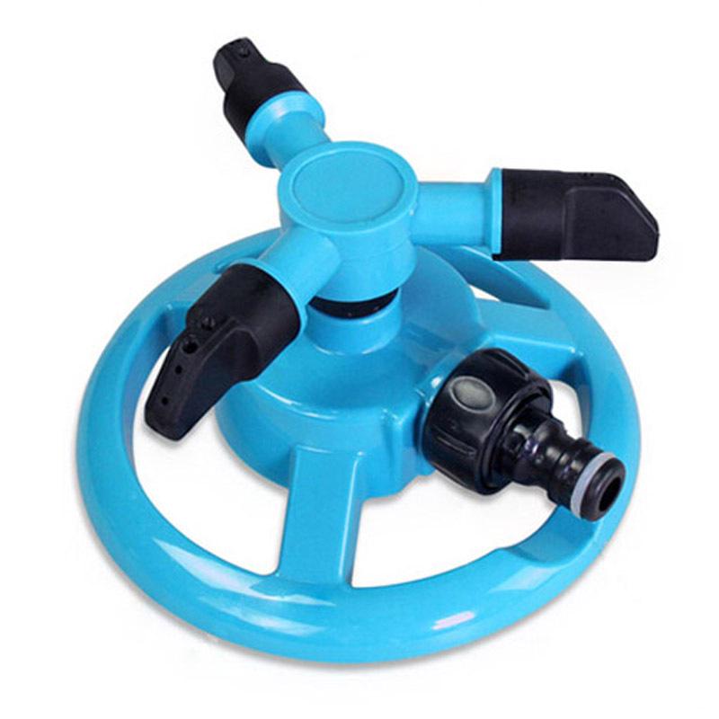 Plastic 360-degree Automatic Rotating Garden Sprinkler for Water Spraying, Lawn Watering Garden Irrigation Tools