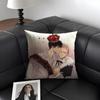 BL DDays Comics Cushion Cover Natural Linen Organic Fabric DoubleSided Printing Sofa Home Decor Gift Pillow Case