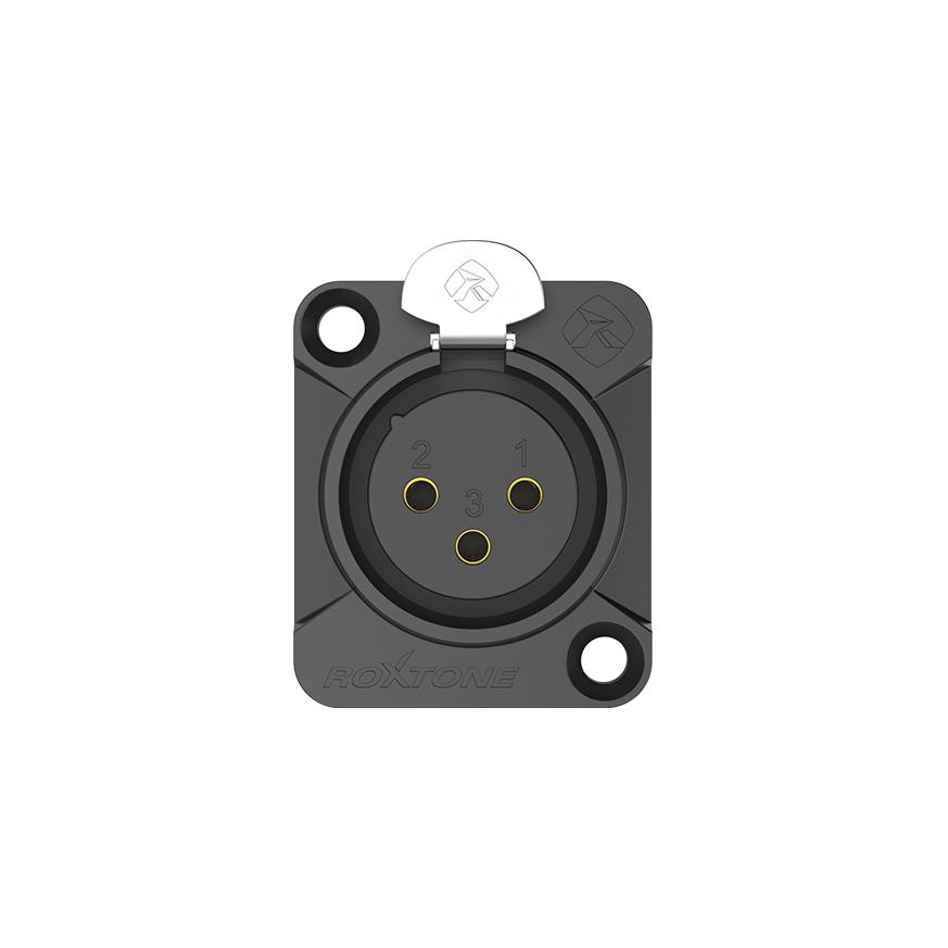 Gniazdo Xlr Tablicowe Panelowe Roxtone Rx3Fd-Bg