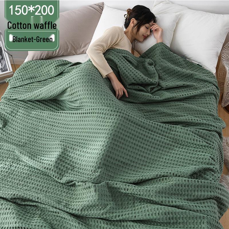 Летнее одеяло-полотенце из чистого хлопка - Взрослое одеяло для кондиционера