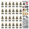 24pcs Military Series Mountain Field Troops Soldier Minion Building Block Toys