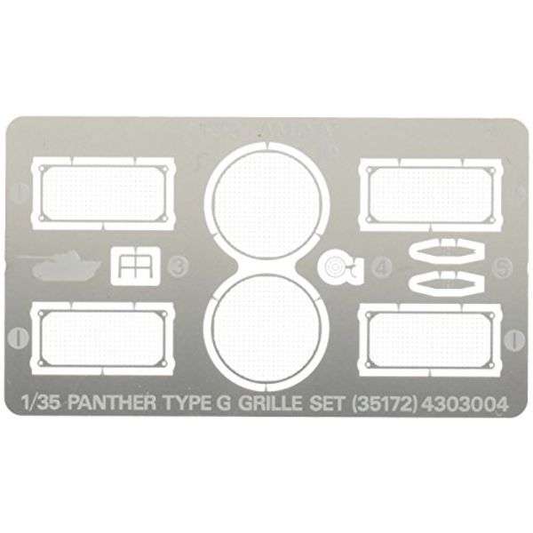 Tamiya 1/35 Panther Type G Photo Etched Grille Set Detail Up Parts Kit НОВЫЙ Япония