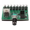 Fan Splitter Controller Hub NKFV8 1 DC 12V PWM 8 Channel Computer Fan Hub for 4pin 3pin 2pin PC