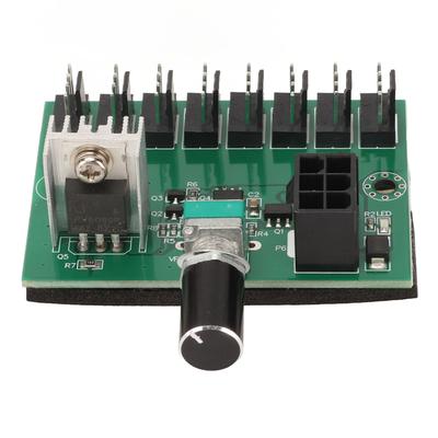 Контроллер-концентратор вентилятора NKFV8 1 DC 12V PWM 8-канальный компьютерный вентиляторный концентратор для ПК 4pin 3pin 2pin