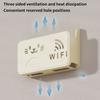 Wireless Wifi Router Storage Box Living Room Socket Wifi Decoration Wall-Mounted Tv Set-Top Box Rack Cable Power Organizer