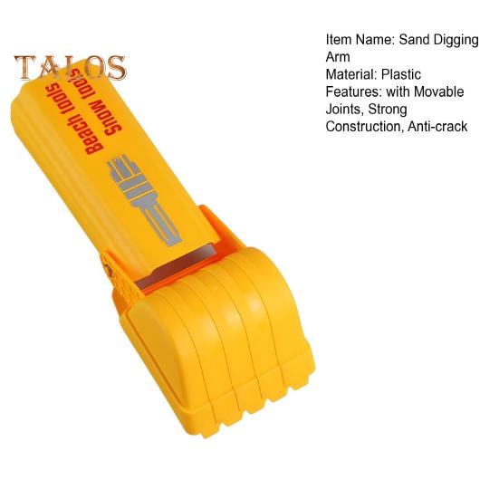 Sand Digging Arm with Movable Joints Sand Excavator Toy Promotes Motor Skills Creativity Snow Excavator Hand Sand Digger Toy Outdoor Beach Sandbox