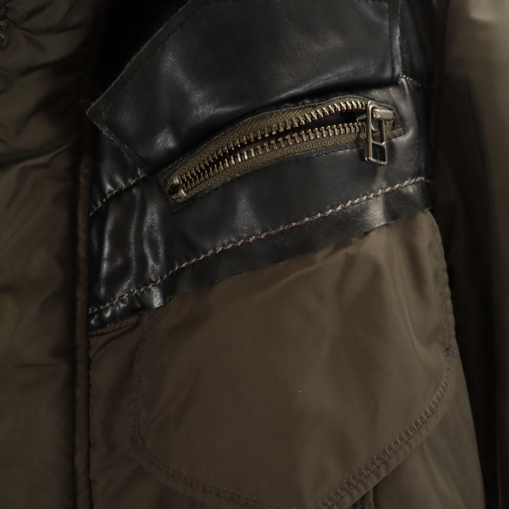 Пуховик MARITHE + FRANCOIS GIRBAUD L Хаки Мужской Б/у