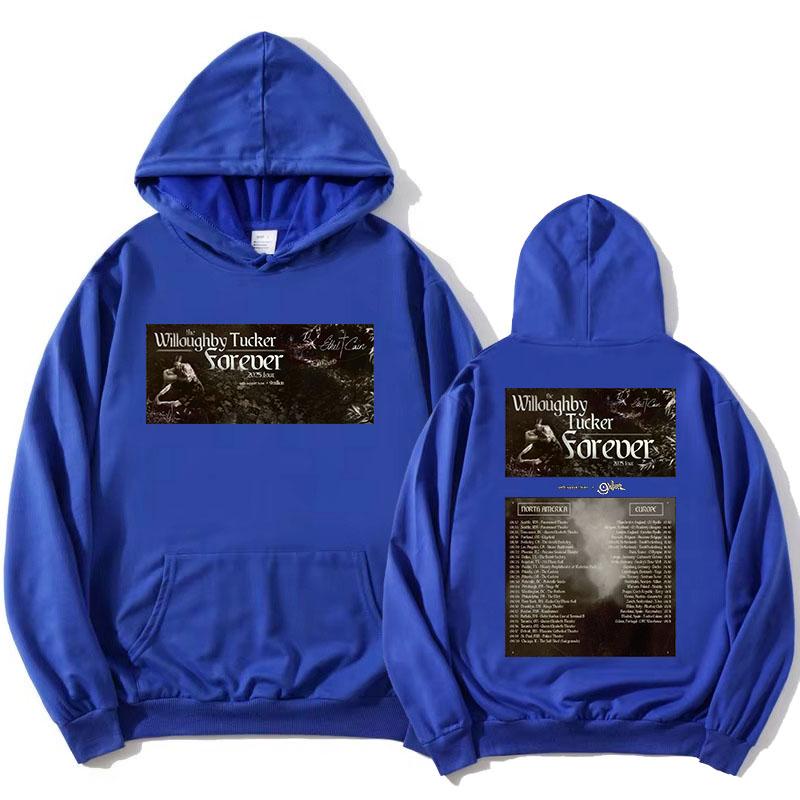ETHEL CAIN Willoughby Tucker Forever Tour Толстовки Повседневный флис Осенние Теплые Толстовки Длинный Рукав Женские с Капюшоном