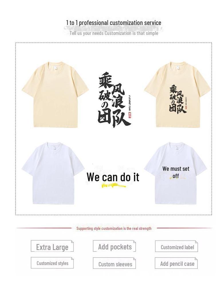 Футболка из плотного чистого хлопка плотностью 230 г, с коротким рукавом и свободными плечами, с фирменным логотипом — однотонная, унисекс.