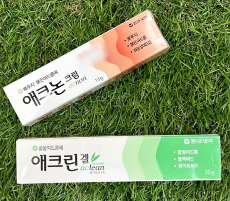 DONG-A PHARM Aceutical Acnon Cream / Acrin Gel | Успокаивающий уход за кожей, склонной к акне