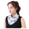 Женский шарф с принтом и защитой от солнца, шарф на шею 