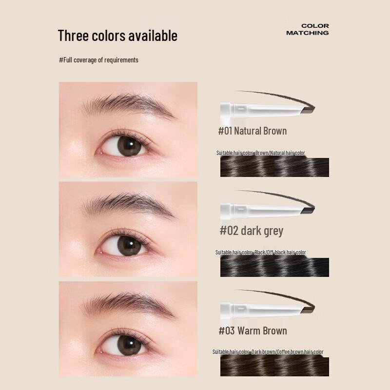 CHANDO Double-Ended Velvet Mist Eyebrow Pencil