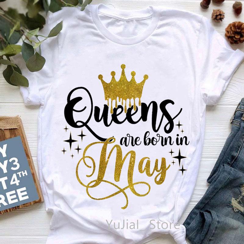 Europe and The United States Womens th Birthday Blouse Half Sleeve A Generation of Hair Tshirt Crewneck Tshirt Women Tops