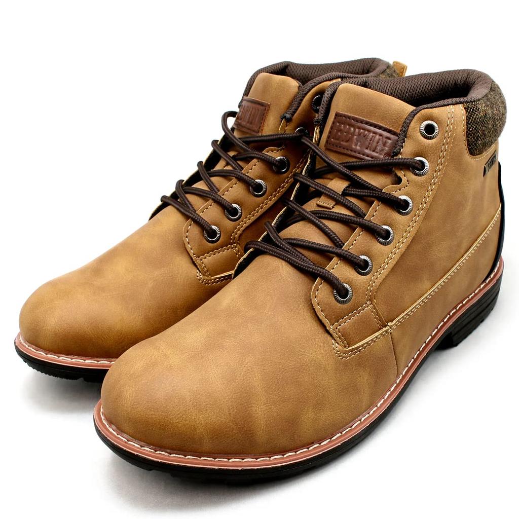 Edwin Waterproof Mountain Field and Work Size Size Men's Boots, Boots, Short, Lightweight, Camel, EDM9400n, 26.5cm