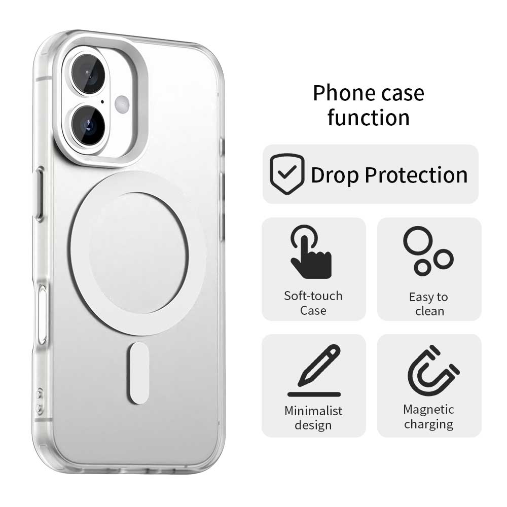 Для Apple iPhone 17 17 Pro 17 ProMax 17 Air Тонкий Защищенный от падений Ударопрочный Защищенный от отпечатков пальцев Магнитный Матовый Чехол для телефона