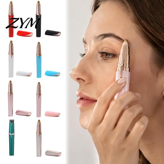 Wireless Eyebrow Trimmer Electric for Women, Rechargeable Cordless Facial Painless Hair Grooming Tool Removal, Portable Eye Brow Shaver Razor