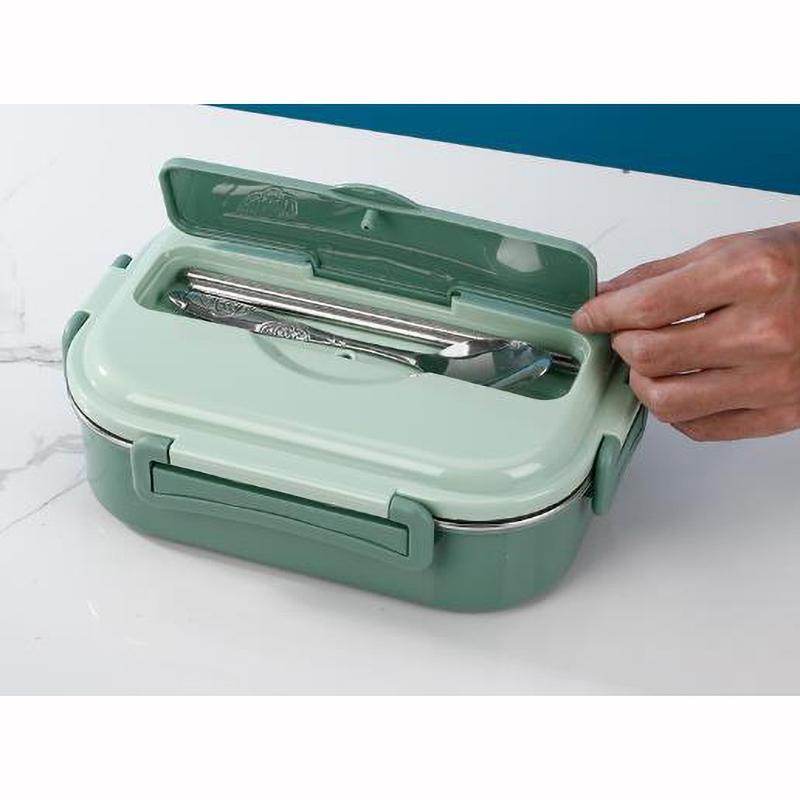 Food Storage Container Dinnerware Stainless Steel Lunch Box Portable Bento Box Food Storage Student
