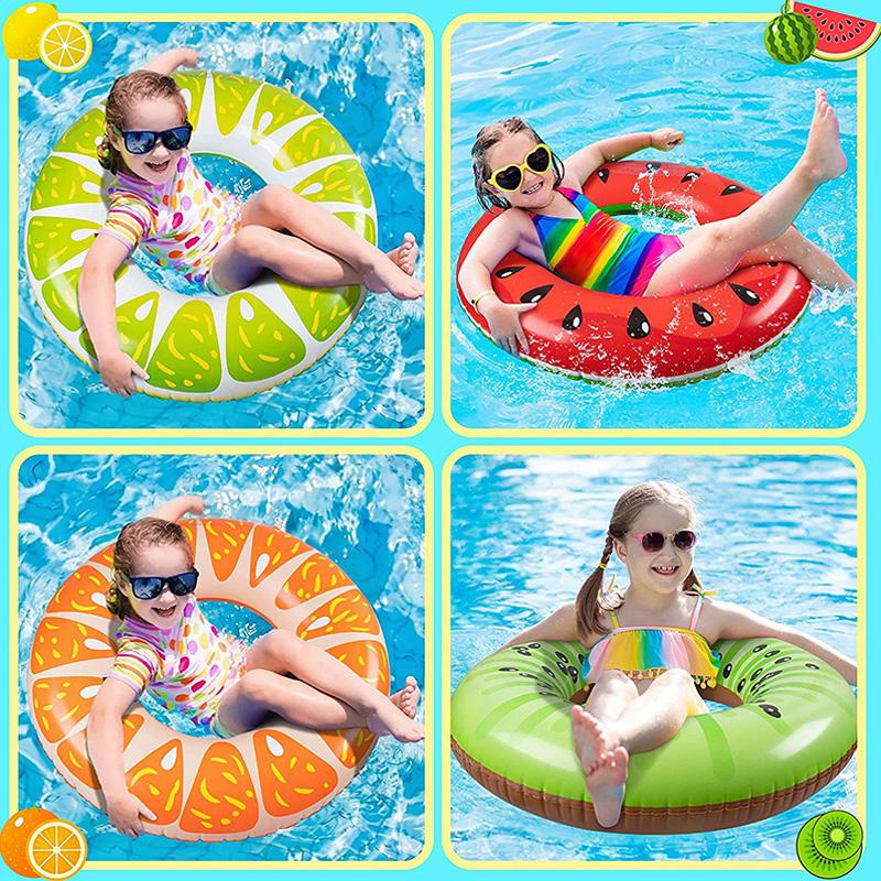 1 шт., матрас для бассейна, кольцо для плавания, круг для плавания, надувной поплавок с фруктовым узором, круги для плавания, пляж