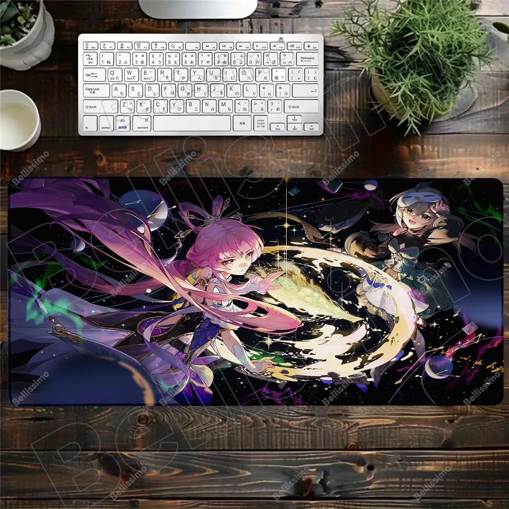 Anime Mouse Pad Honkai Star Rail Game Computer PC Accessories Decorate desktop Mousepads Edge Natural Rubber Keyboard Desk Mat