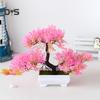 Blooming Bouquet Artificial Flower Pine Tree Plant Photograph Prop Wedding Home Bonsai Decor