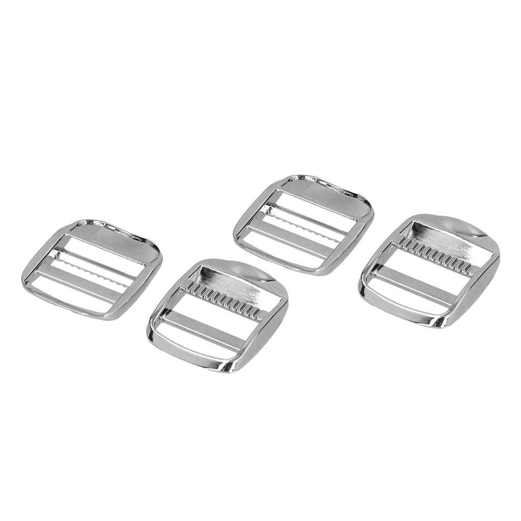 10pcs 1 Inch Metal Adjustable Release Buckle Strong Heavy Shinning Alloy Ladder Lock for DIY Bags