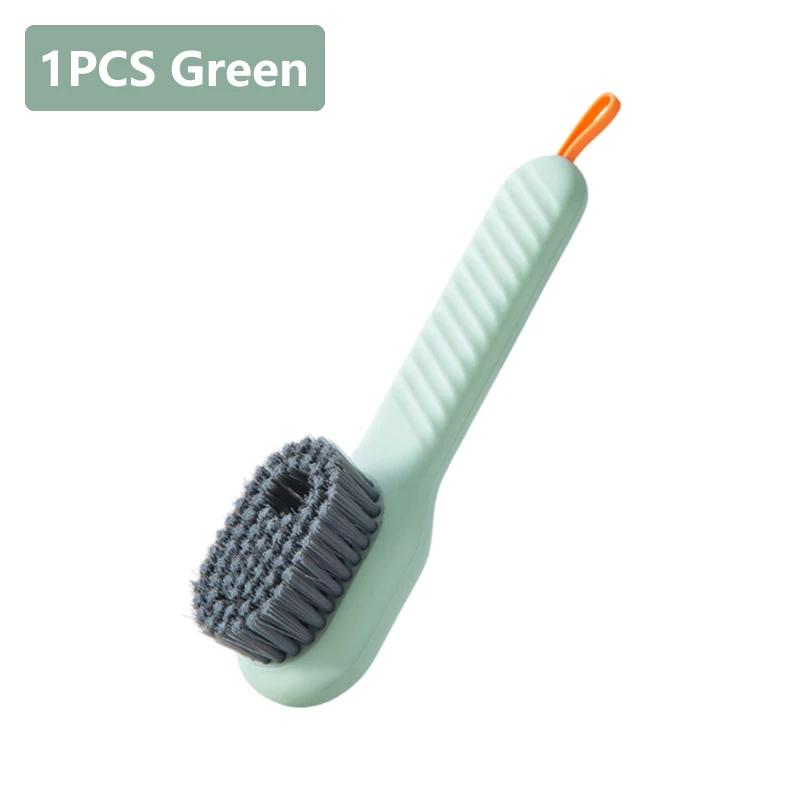 Multifunctional Cleaning Brush Soft-bristled Liquid Shoe Brush Clothes Long Handle Brush Shoe Household Cleaning Tool