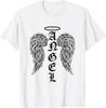 Angel Wings Halo Feathers God Awesome Funny Gift T-Shirt