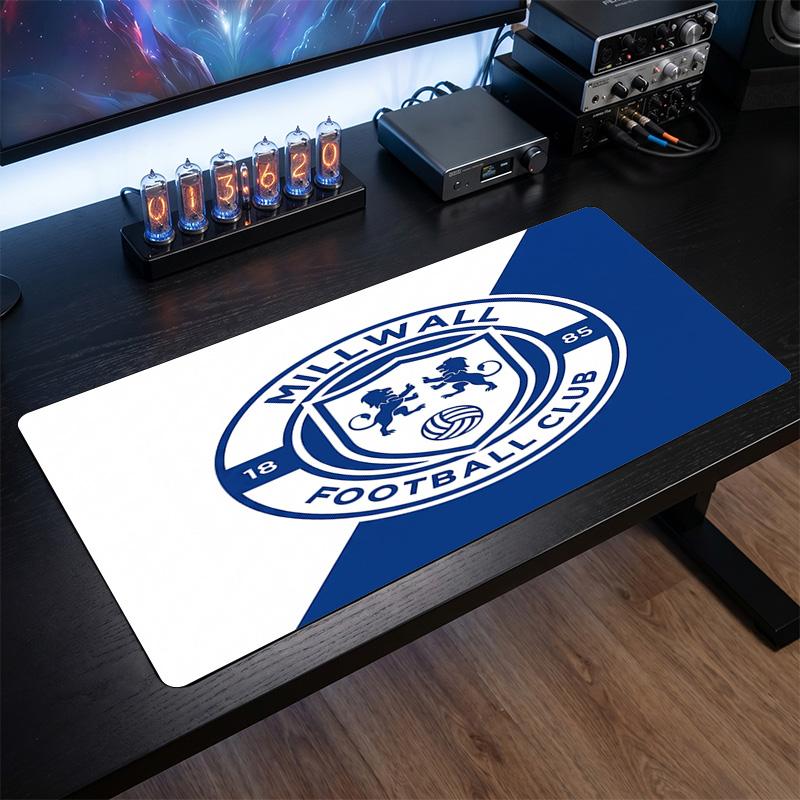 Игровой коврик для мыши Millwall Football Print, большой, противоскользящий, расширенный, для игрового стола, офиса, дома