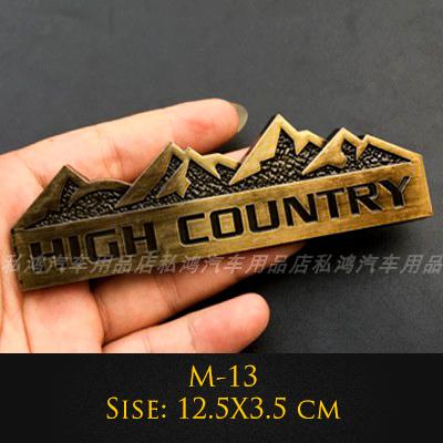 3D Metal Emblem 4X4 Trail Rated Badge High Country Logo Stickers For Jeep Wrangler Patriot Car Styling Car Stickers Accessories po1