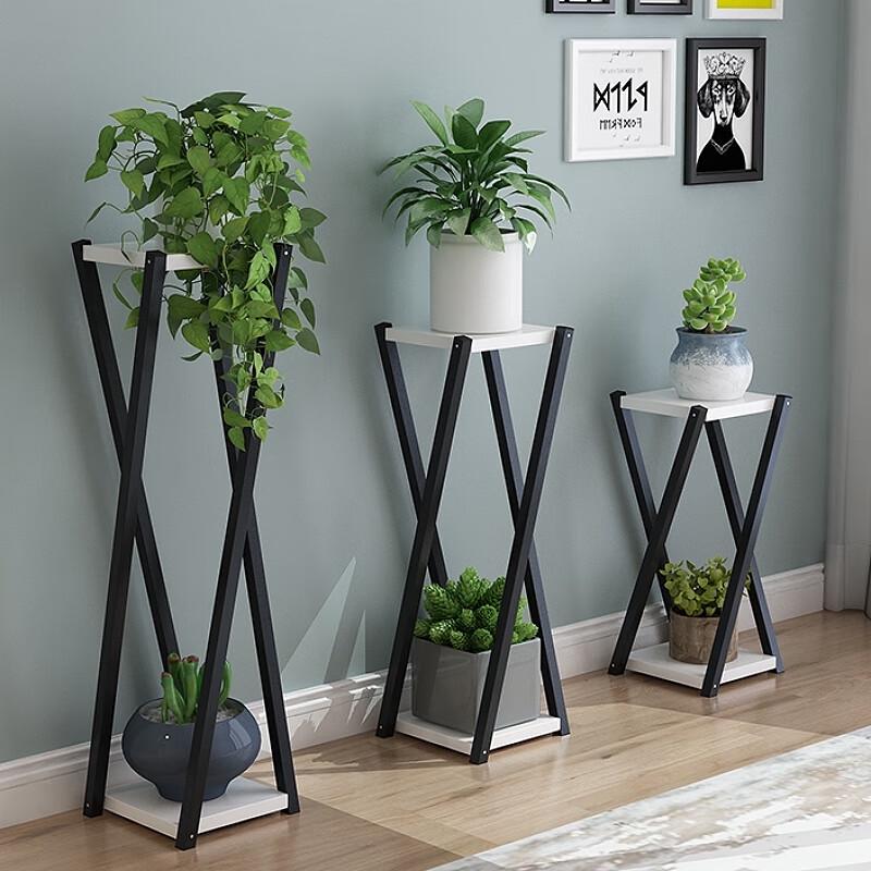 Balcony Iron Art Flower Stand