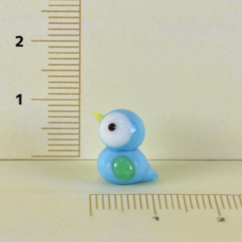 Четыре тележки Милая ручная работа Стеклянная весенняя птичка