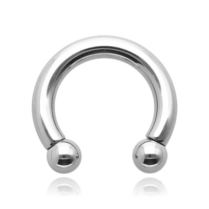 Titanium Silver Horseshoe - Large Size - Tkp-006 3.0/16/5