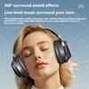 Игровые наушники с сабвуфером, 360° объемный звук, беспроводные Bluetooth-наушники, шумоподавление, спортивные наушники для геймеров с HD-микрофоном