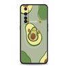 Cute Avocado Soft TPU For Realme 13 12 11 10 9 Pro Plus GT3 GT2 C21 C25 C35 C53 C55 C67 Pro 5G Phone Case Cover Fundas Capas Bag
