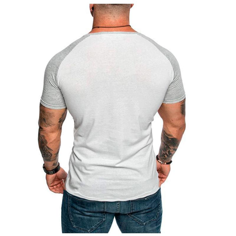 Мужская обтягивающая футболка с короткими рукавами для тренажерного зала, спортивные футболки, повседневные топы, новая короткая футболка без рукавов для фитнеса, бодибилдинга