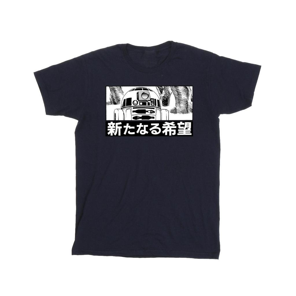 Star Wars Mens R2D2 Japanese T-Shirt