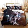 Astronaut Duvet Cover Set Galaxy Outer Space Bedding Set With Pillowcase Three-Piece Set